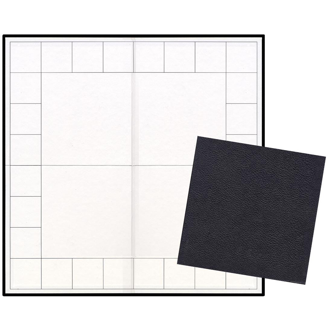 Simple Box Outline Game Board shown both open and folded