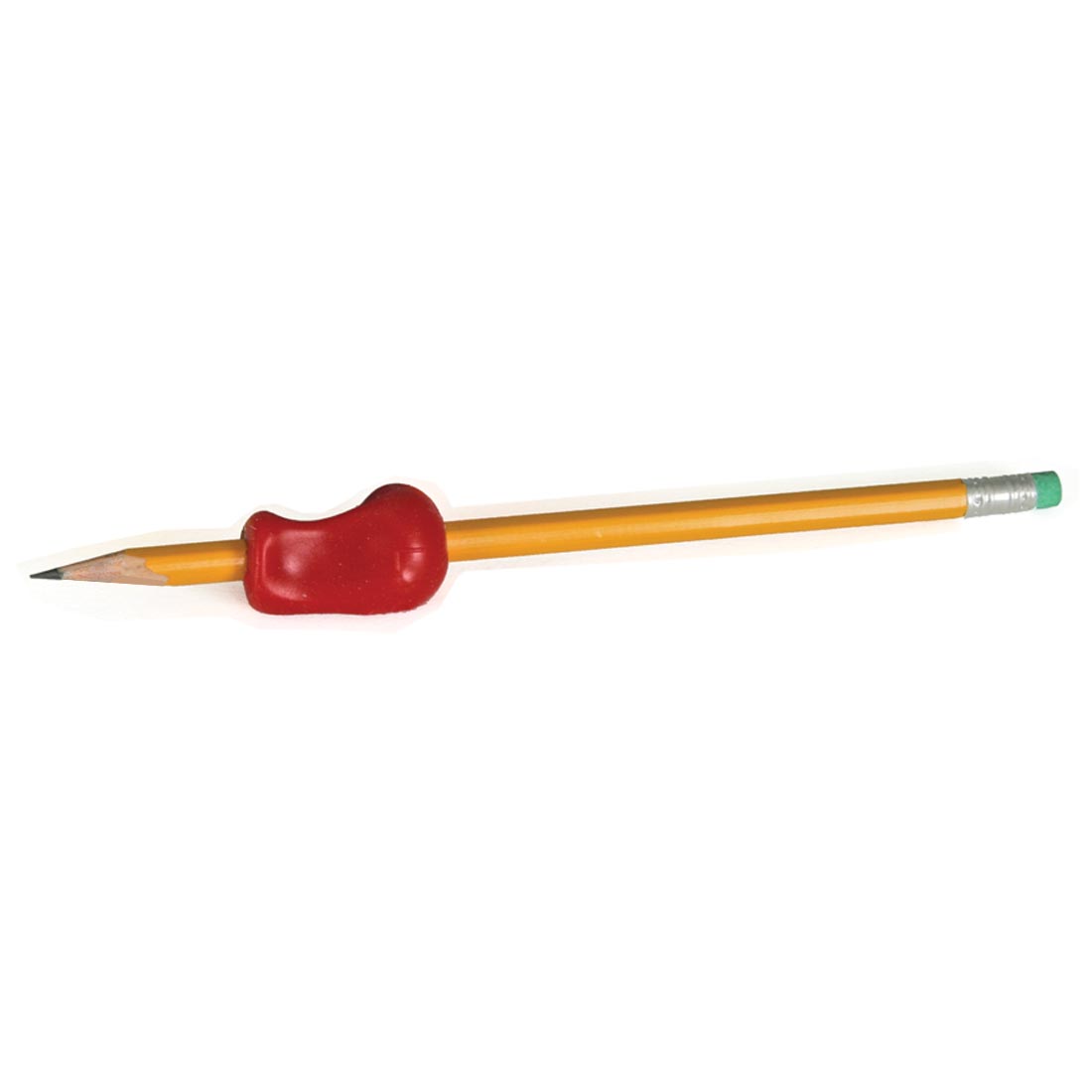 The Pencil Grip Regular Size Bright on a pencil