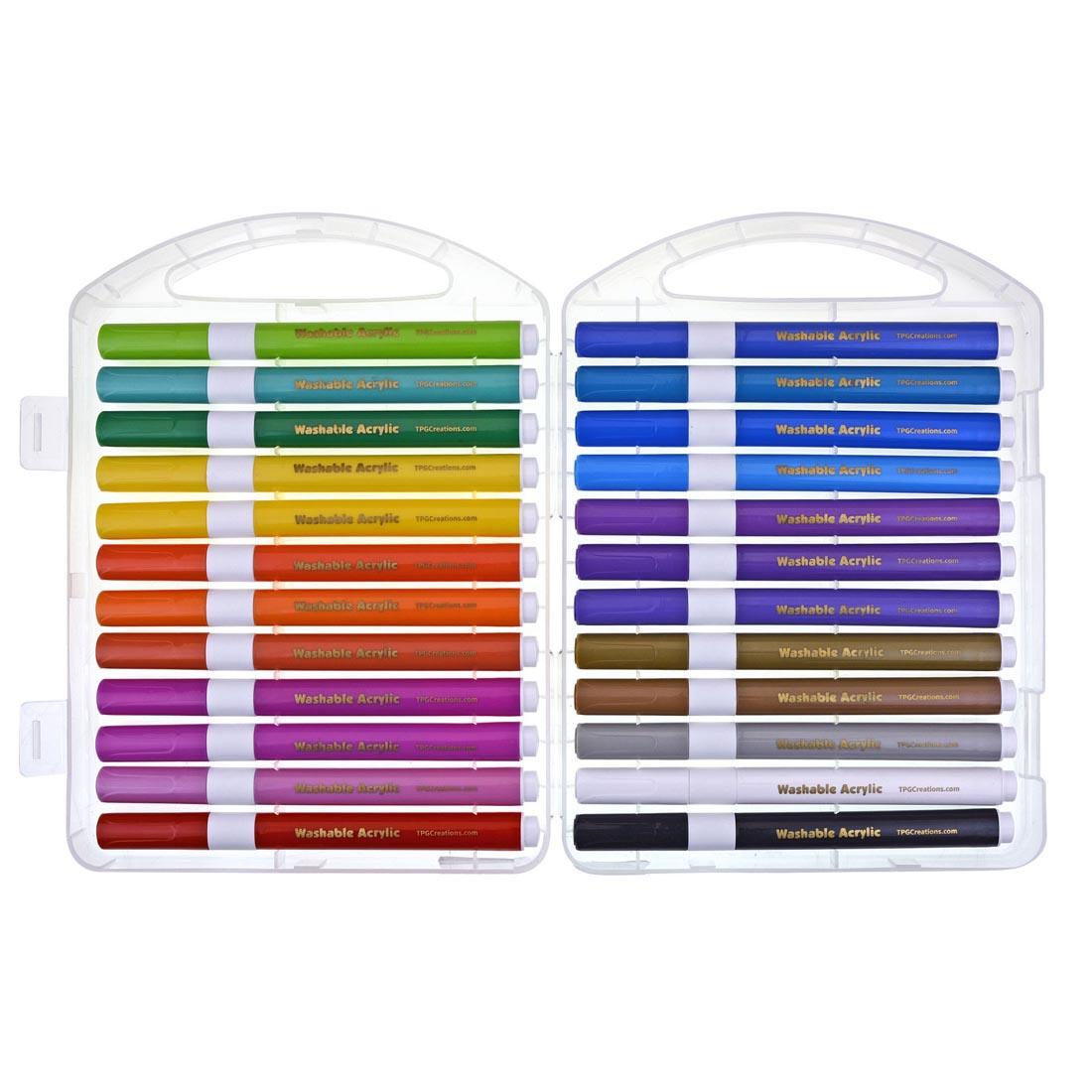Magic Stix Washable Acrylic Markers 24-Color Set