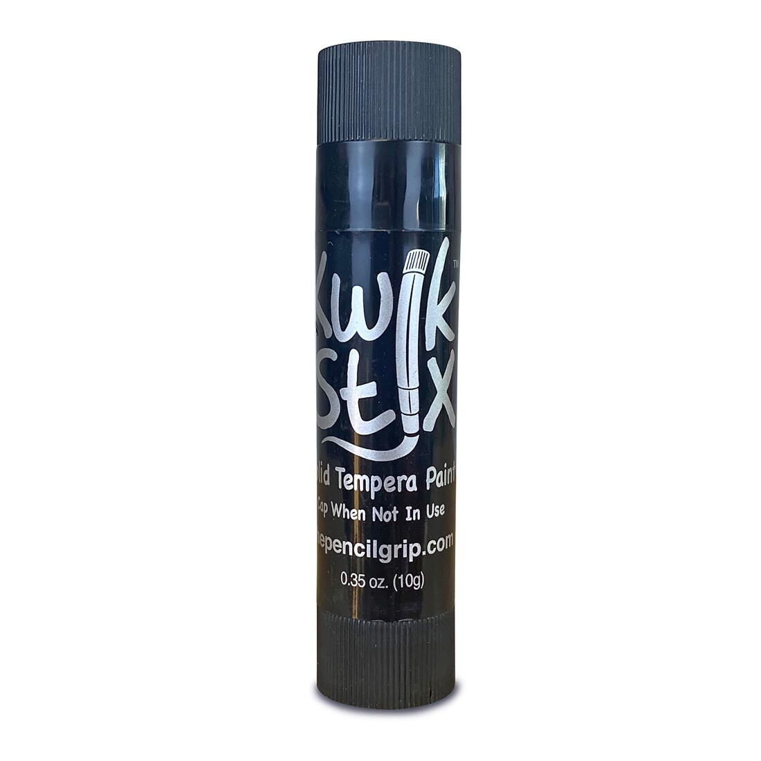 Stick of Black Kwik Stix Solid Tempera Paint