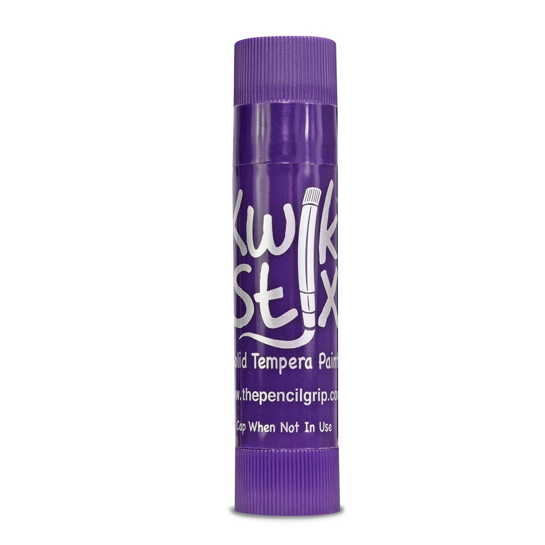 Stick of Purple Kwik Stix Solid Tempera Paint