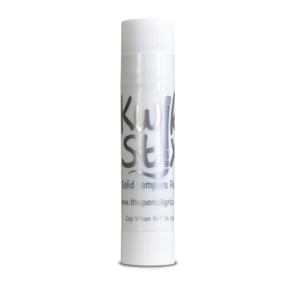 Stick of White Kwik Stix Solid Tempera Paint