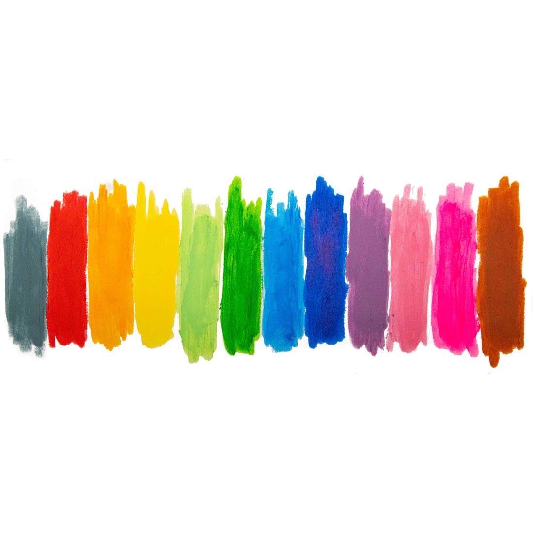 color swatches made with the Kwik Stix Cuties 12-Color Set