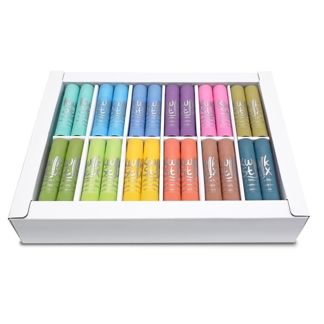 Kwik Stix Solid Tempera Paint 72-Count Pastel Class Pack