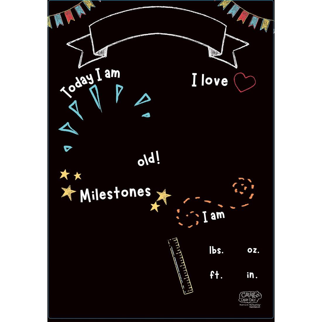 Age Milestones Reusable Activity Playmat