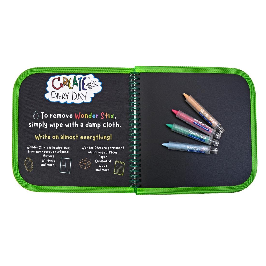 Sea Life Daily Doodler Reusable Activity Book With Wonder Stix
