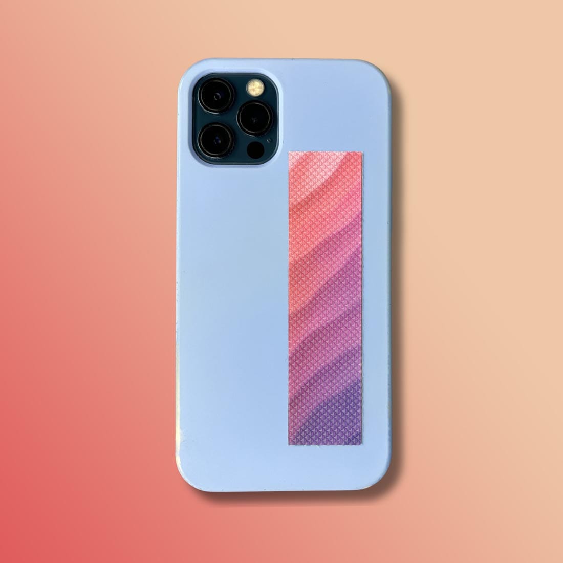 a Bumpy Gradient Zen Strip on the back of a cell phone case