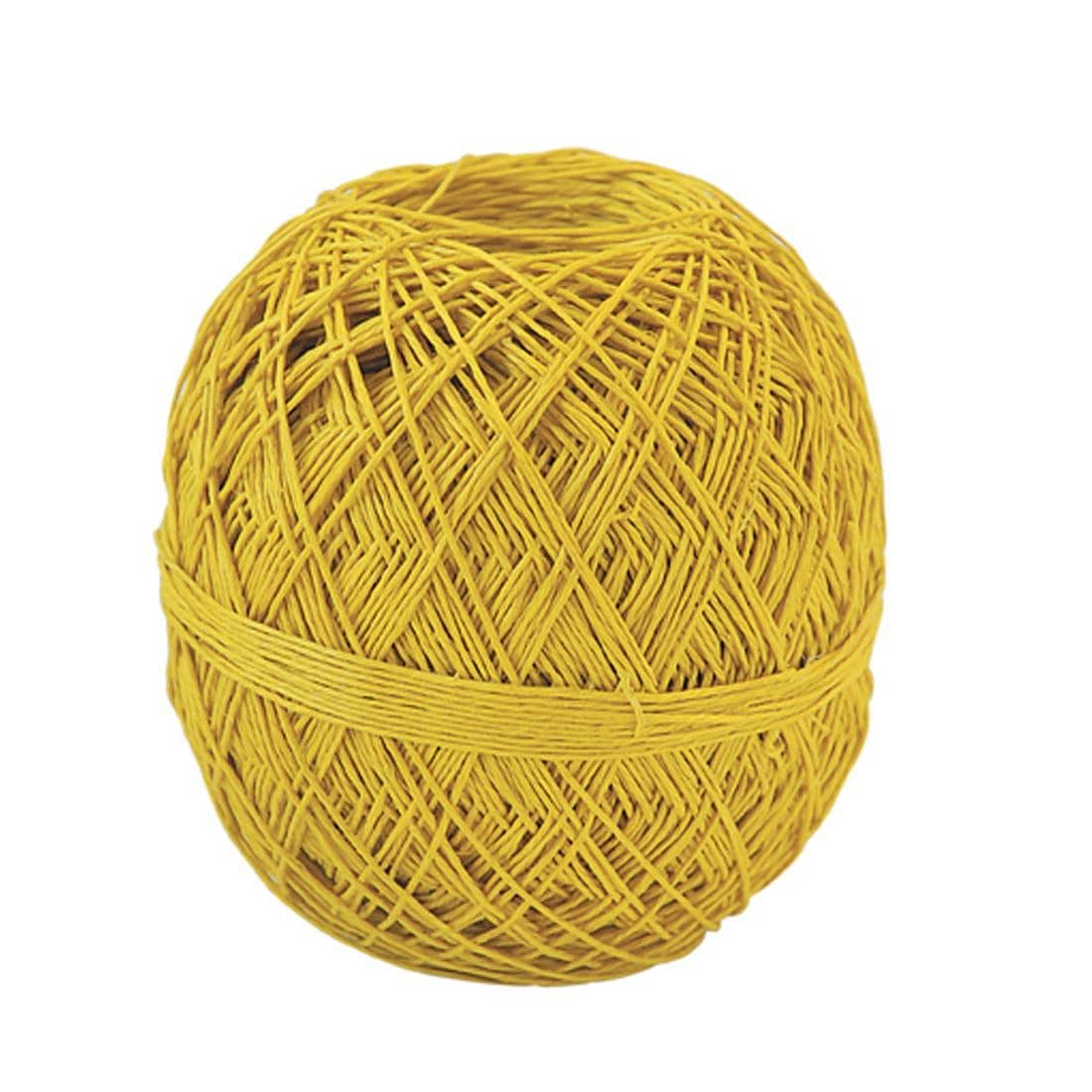 Spool of yellow hemp