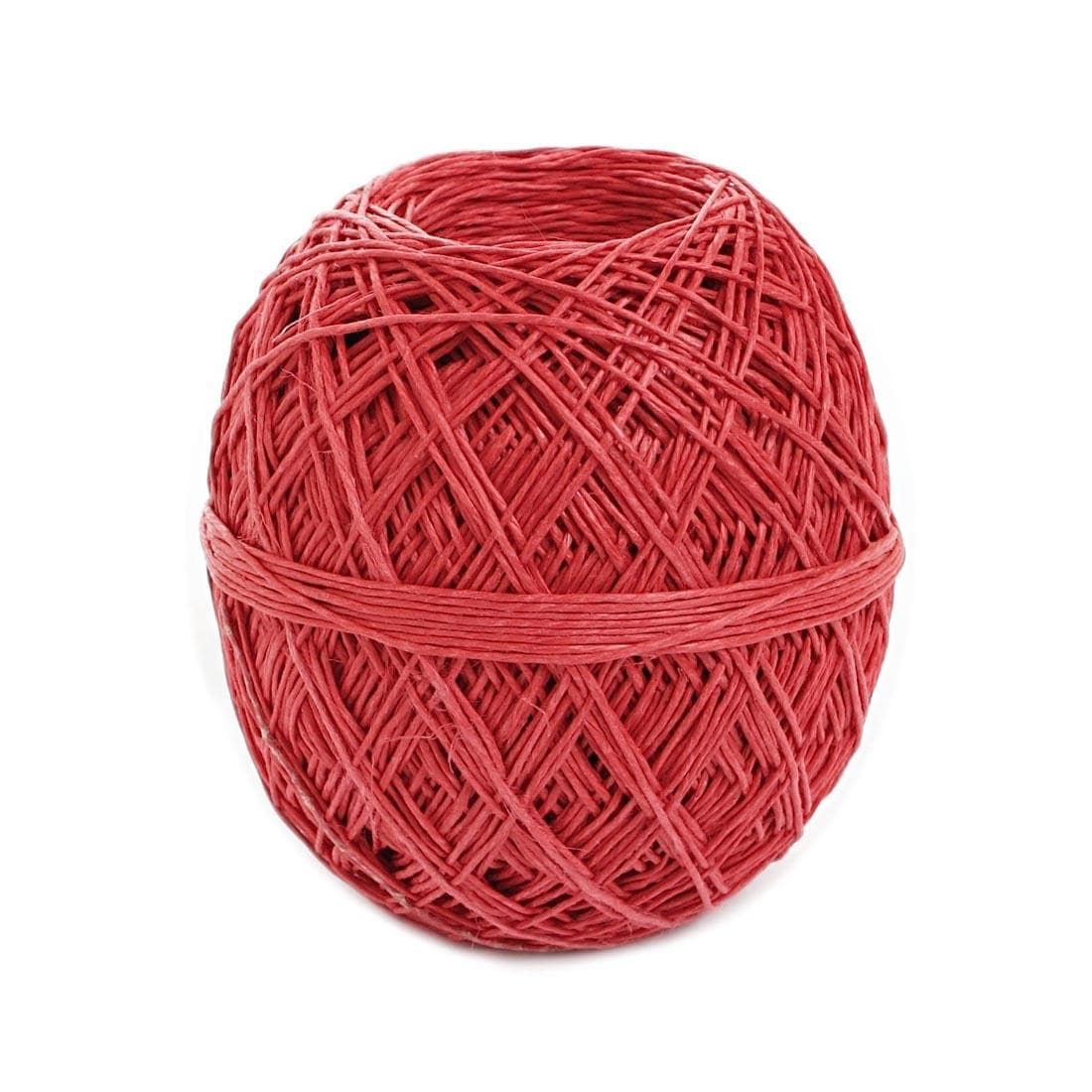 Spool of red hemp