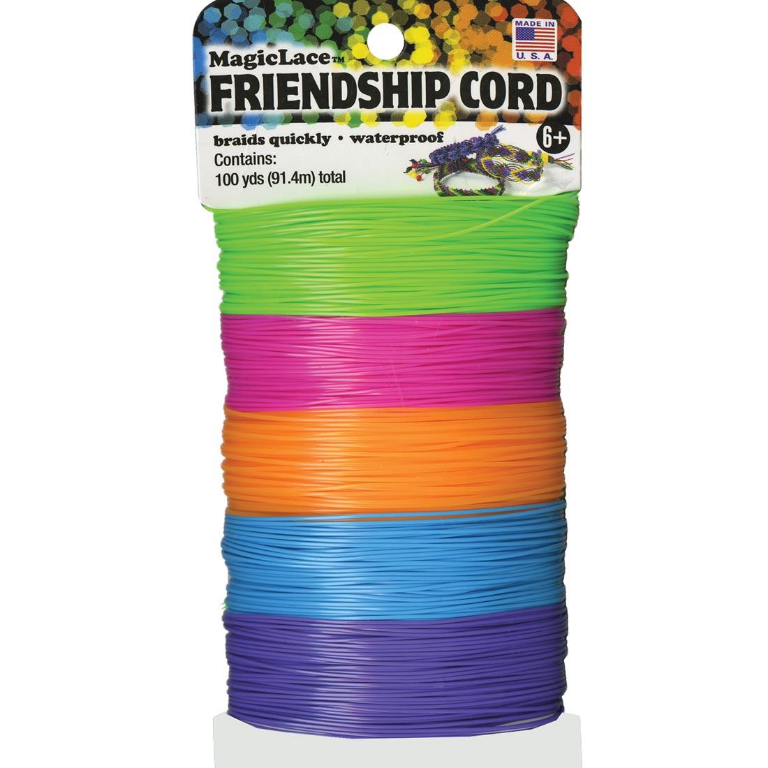 Neon Magic Lace Friendship Cord United Art Education