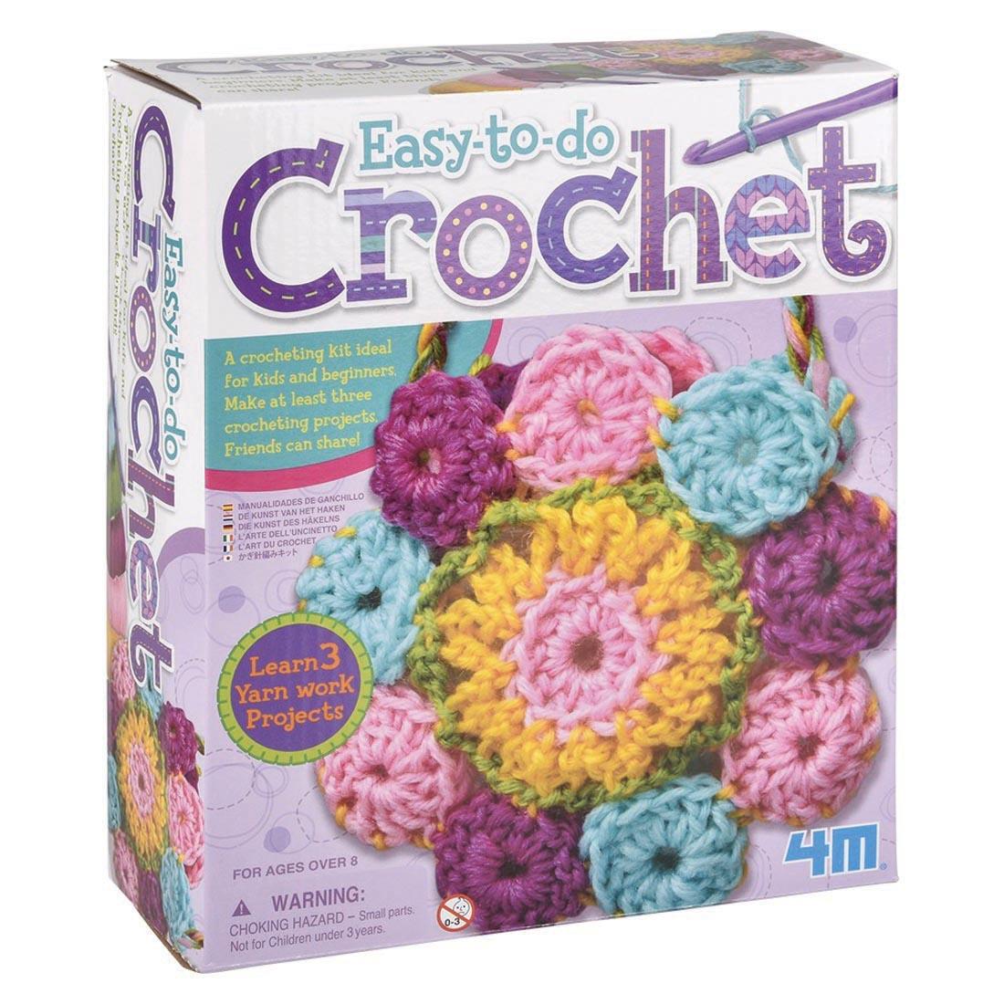 front of box for Easy-To-Do Crochet Kit