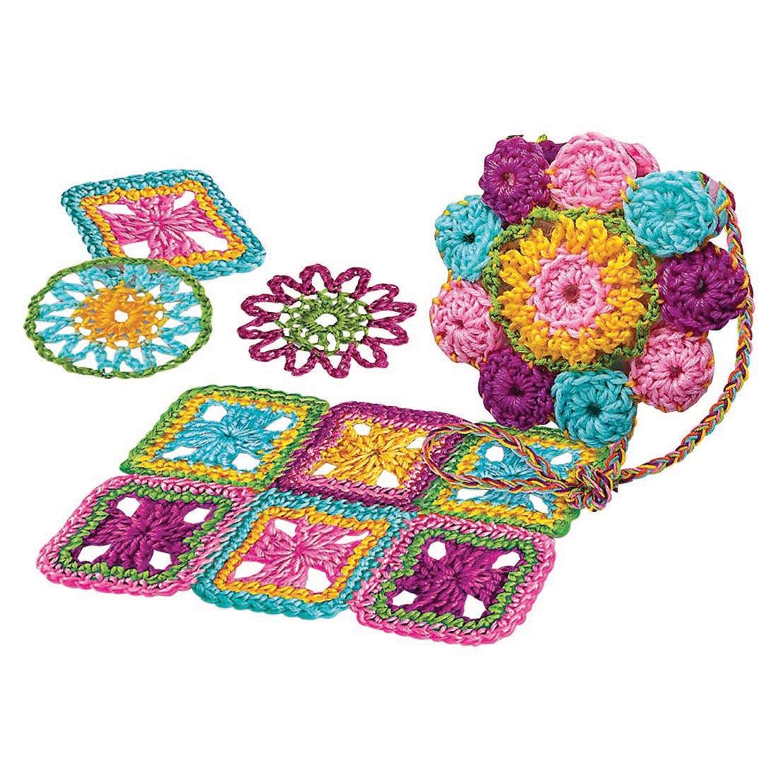 example creations made with the Easy-To-Do Crochet Kit
