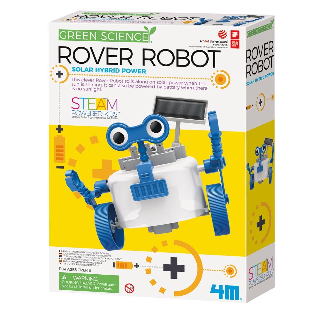 box for 4M Green Science Solar Hybrid Power Rover Robot