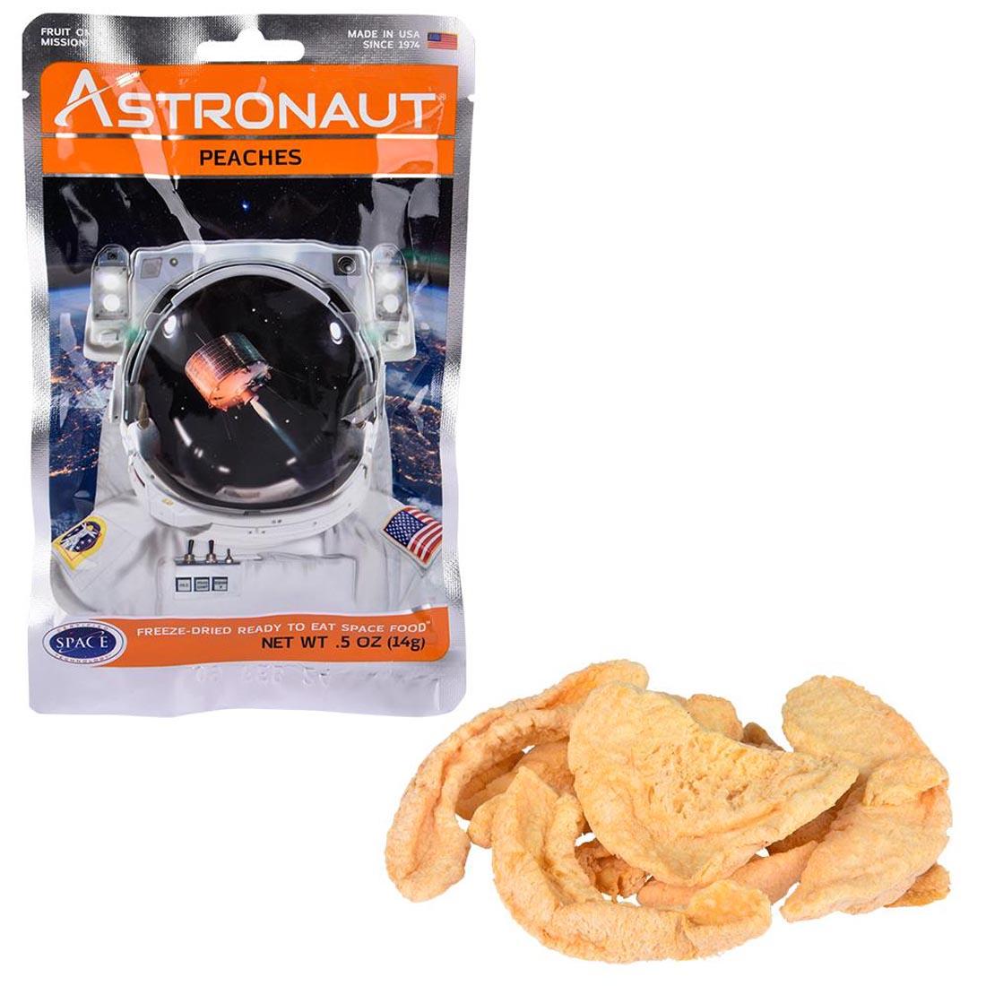 pile of Astronaut Peaches next to an unopened package
