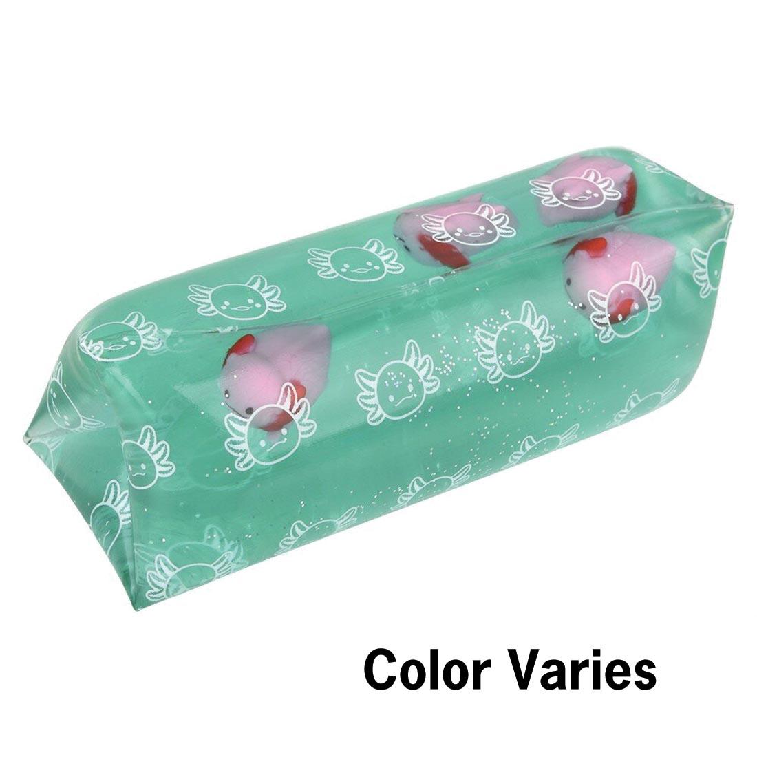 Jumbo Axolotl Water Wiggler with text Color Varies