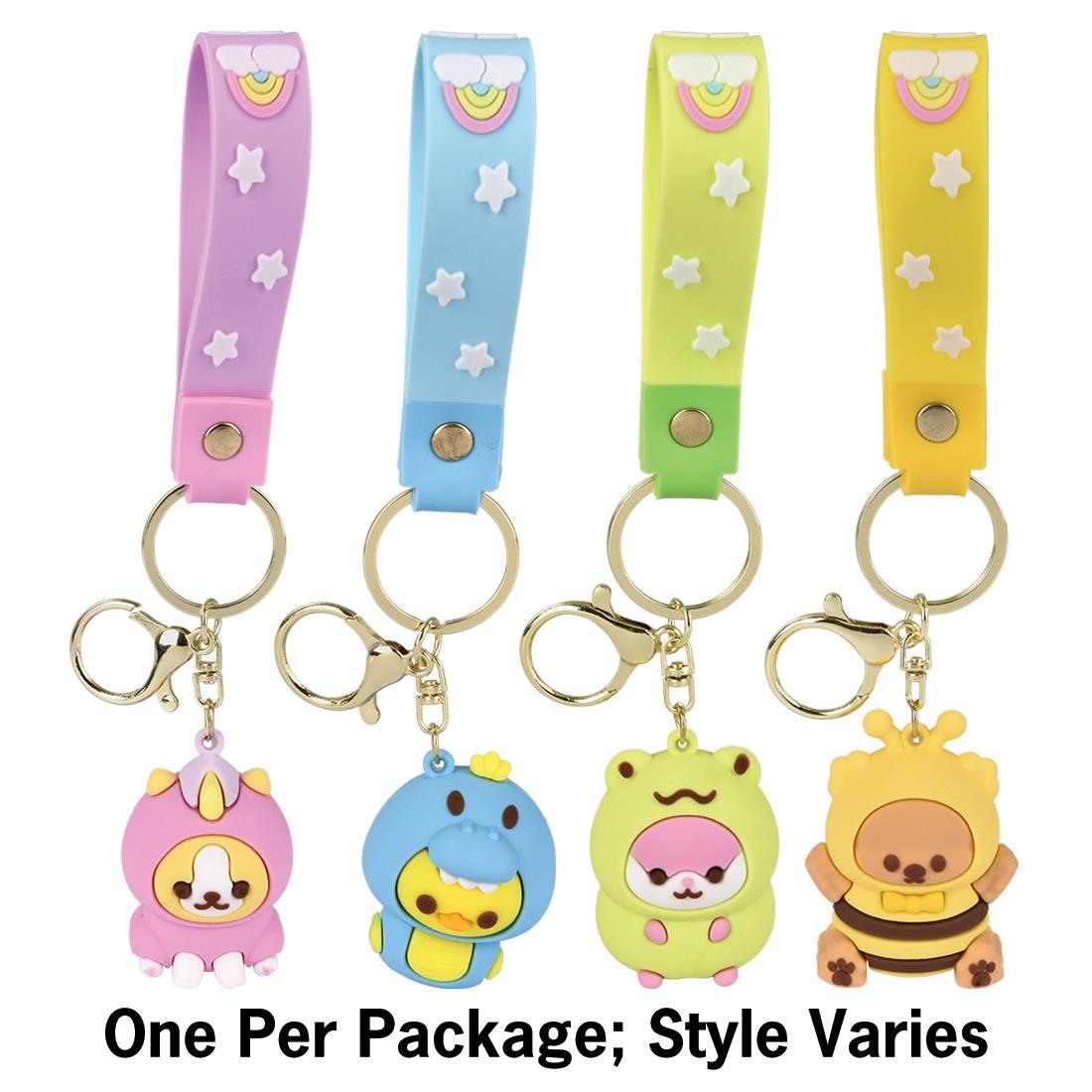 4 Cosplay Cutie Wristlets and text: One Per Package; Style Varies