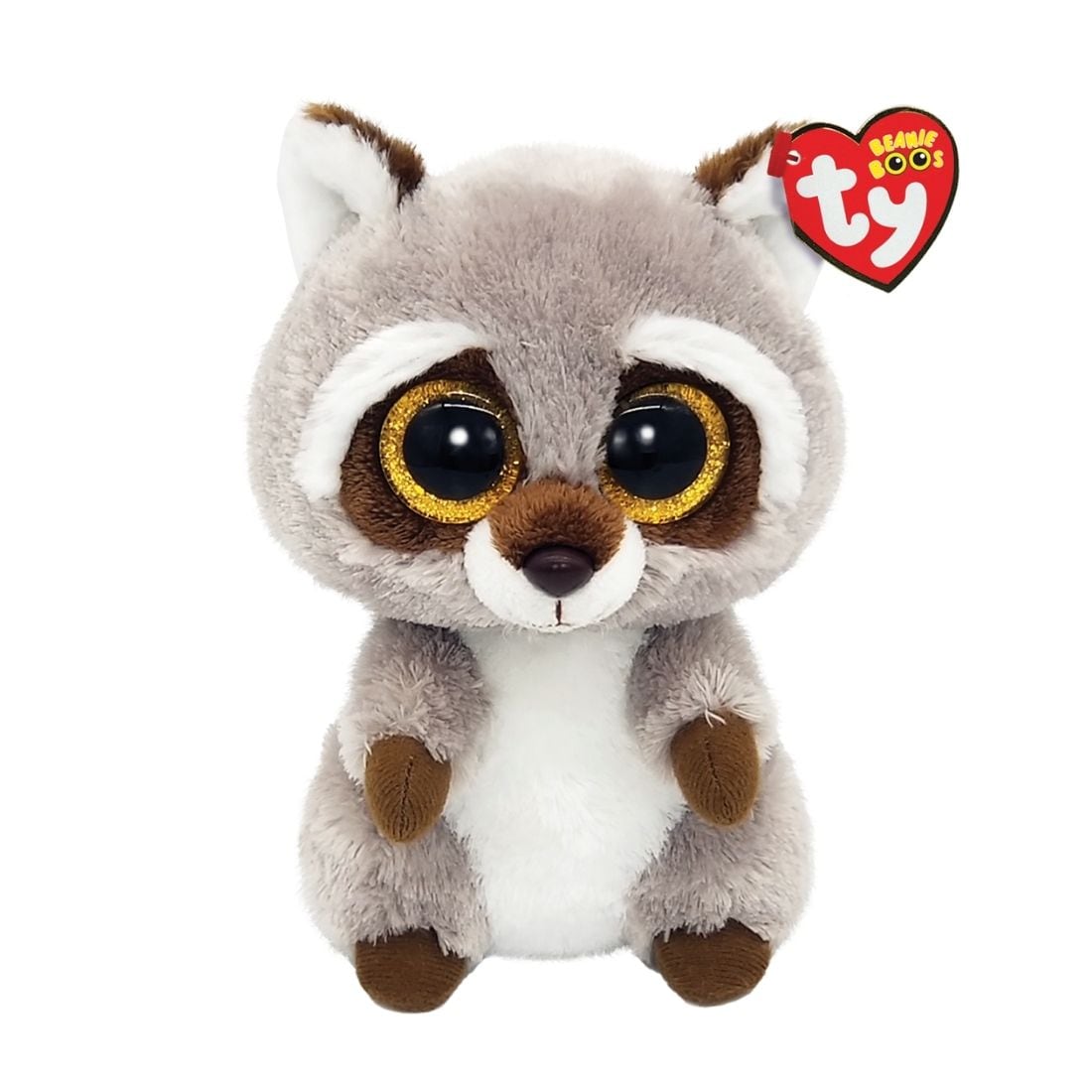 Oakie Brown Raccoon Ty Beanie Boo