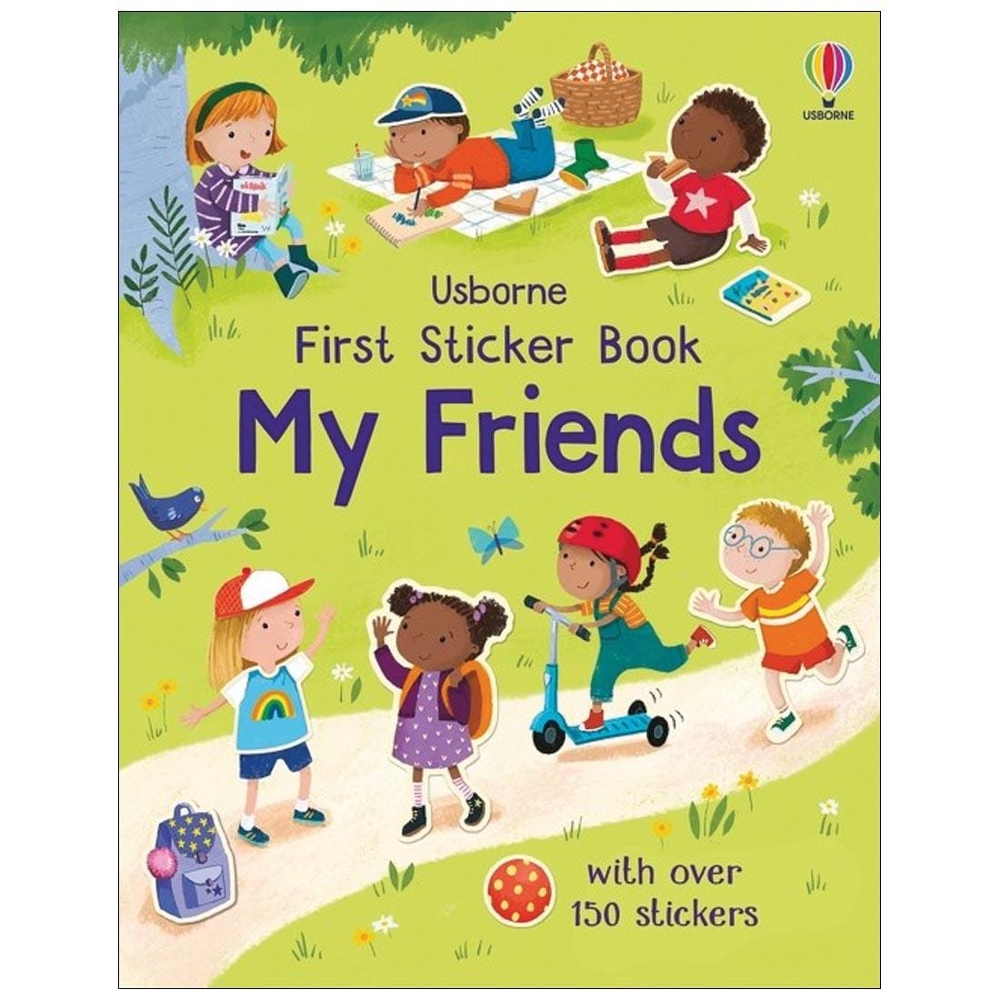 front cover of My Friends Usborne First Sticker Book