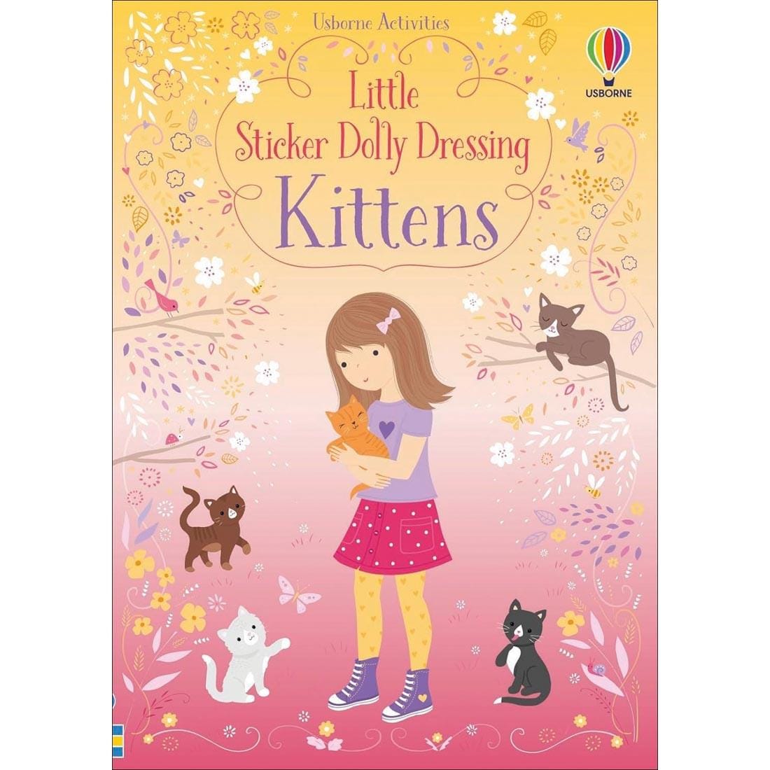 front cover of Kittens Little Sticker Dolly Dressing by Usborne Activities