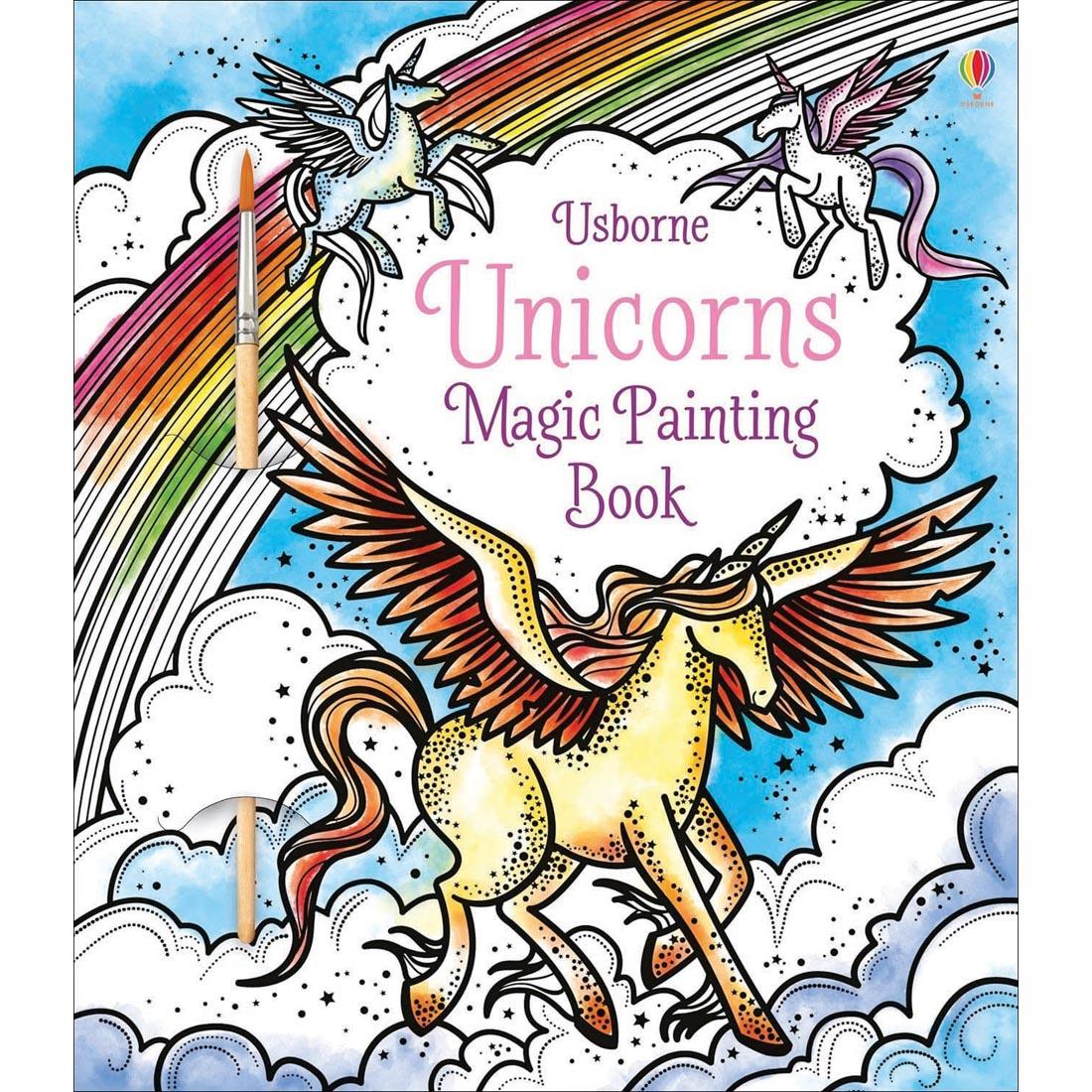 front cover of Unicorns Magic Painting Book by Usborne