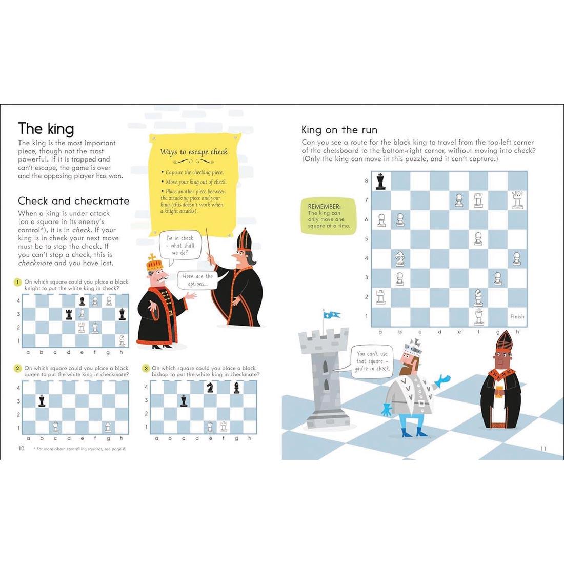 2 pages from The Usborne Chess Book