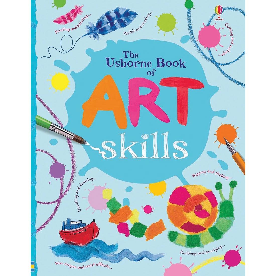 front cover of The Usborne Book Of Art Skills