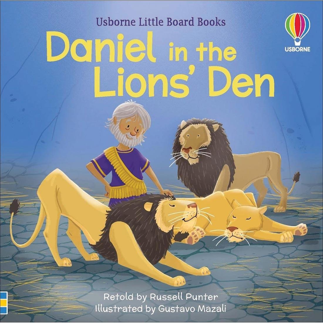 front cover of Daniel In The Lions' Den Little Board Book by Usborne