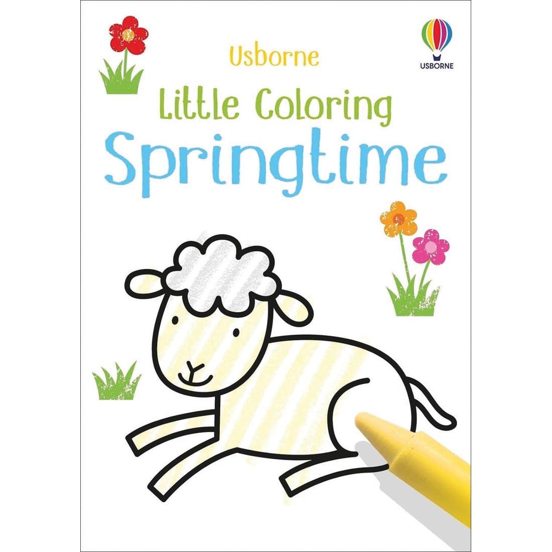 Springtime Usborne Little Coloring Book