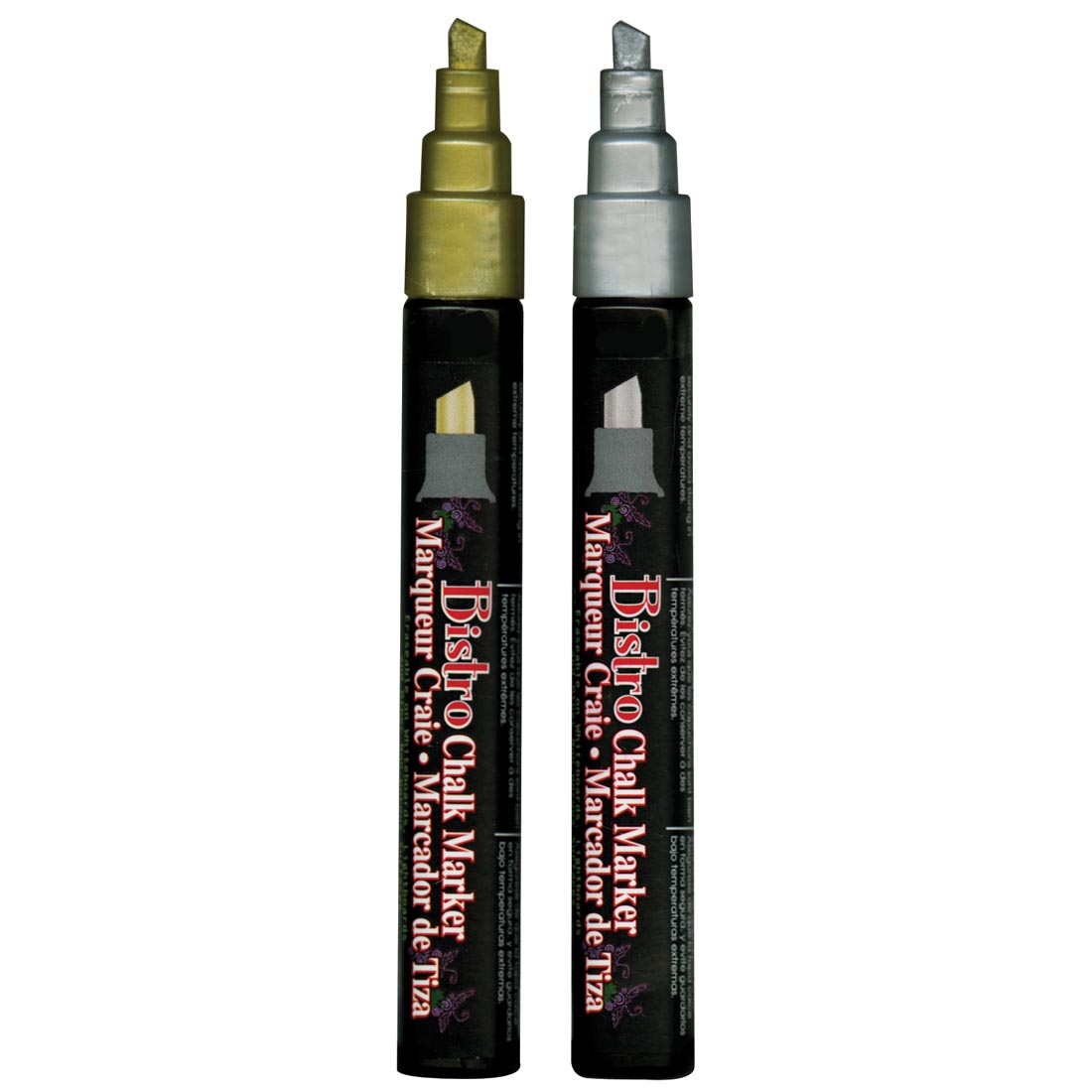 Gold and Silver Marvy Metallic Bistro Chalk Markers