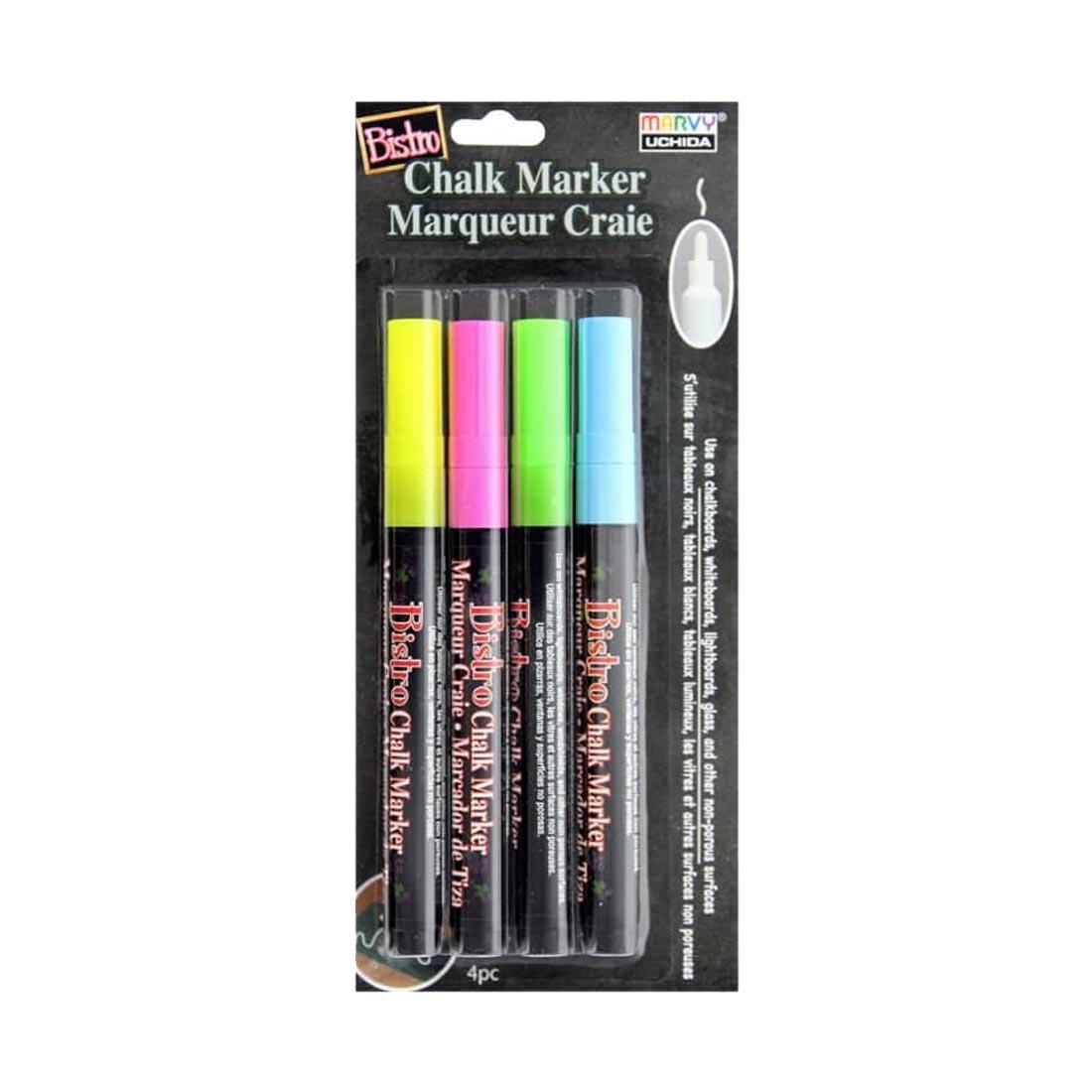 Marvy Bistro Fine Tip Chalk Marker Set 1