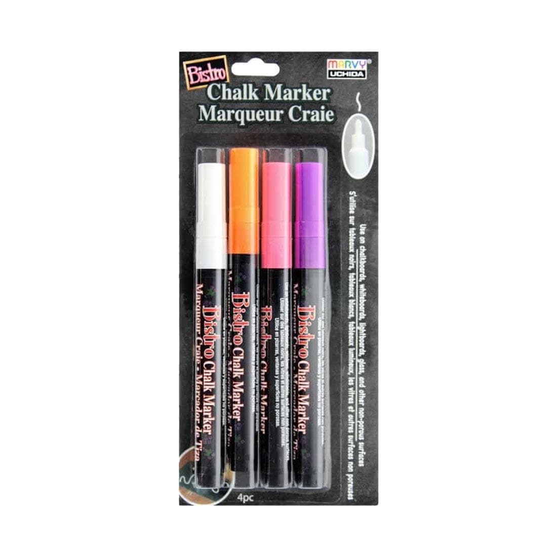 Marvy Uchida Bistro Single White Marker, Extra Fine Tip