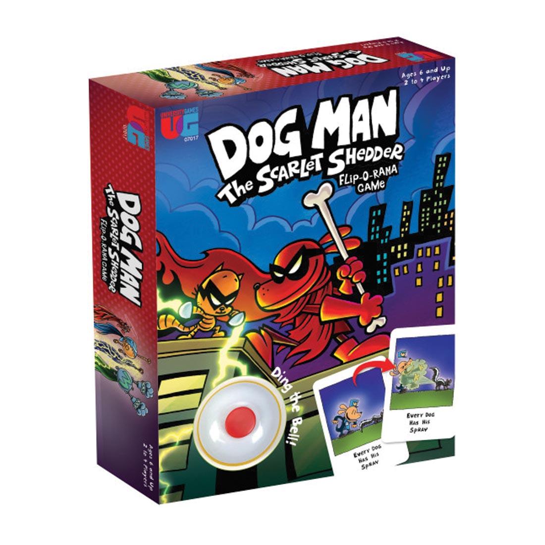 box for Dog Man The Scarlet Shedder Flip-O-Rama Game
