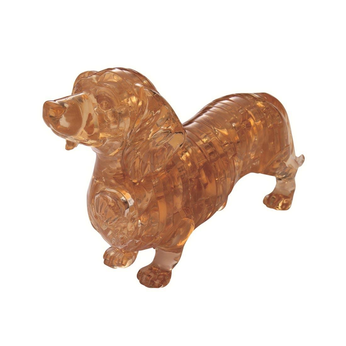 Completed Dachshund 3D Crystal Puzzle