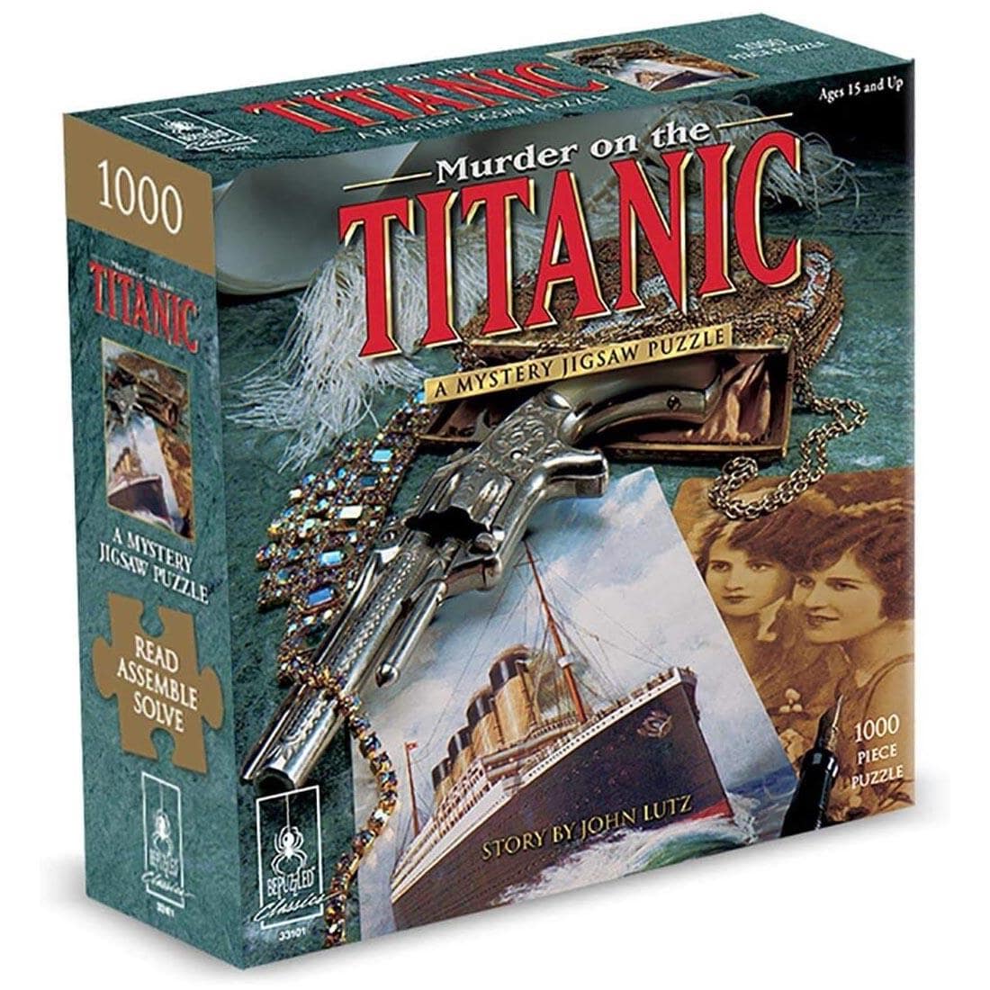 Package of Murder On The Titanic Mystery Jigsaw Puzzle