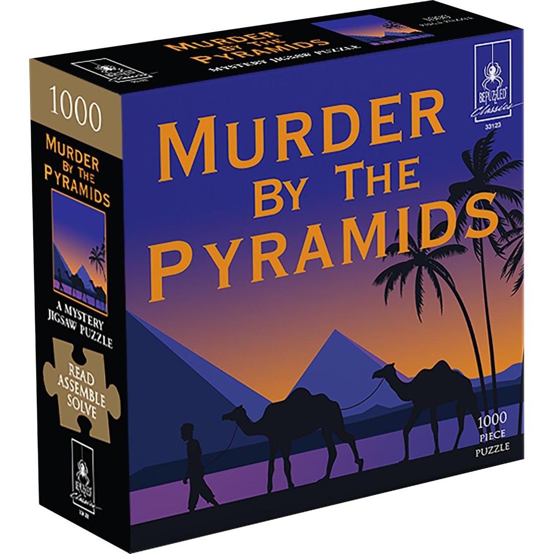 Murder By The Pyramids Mystery Jigsaw Puzzle