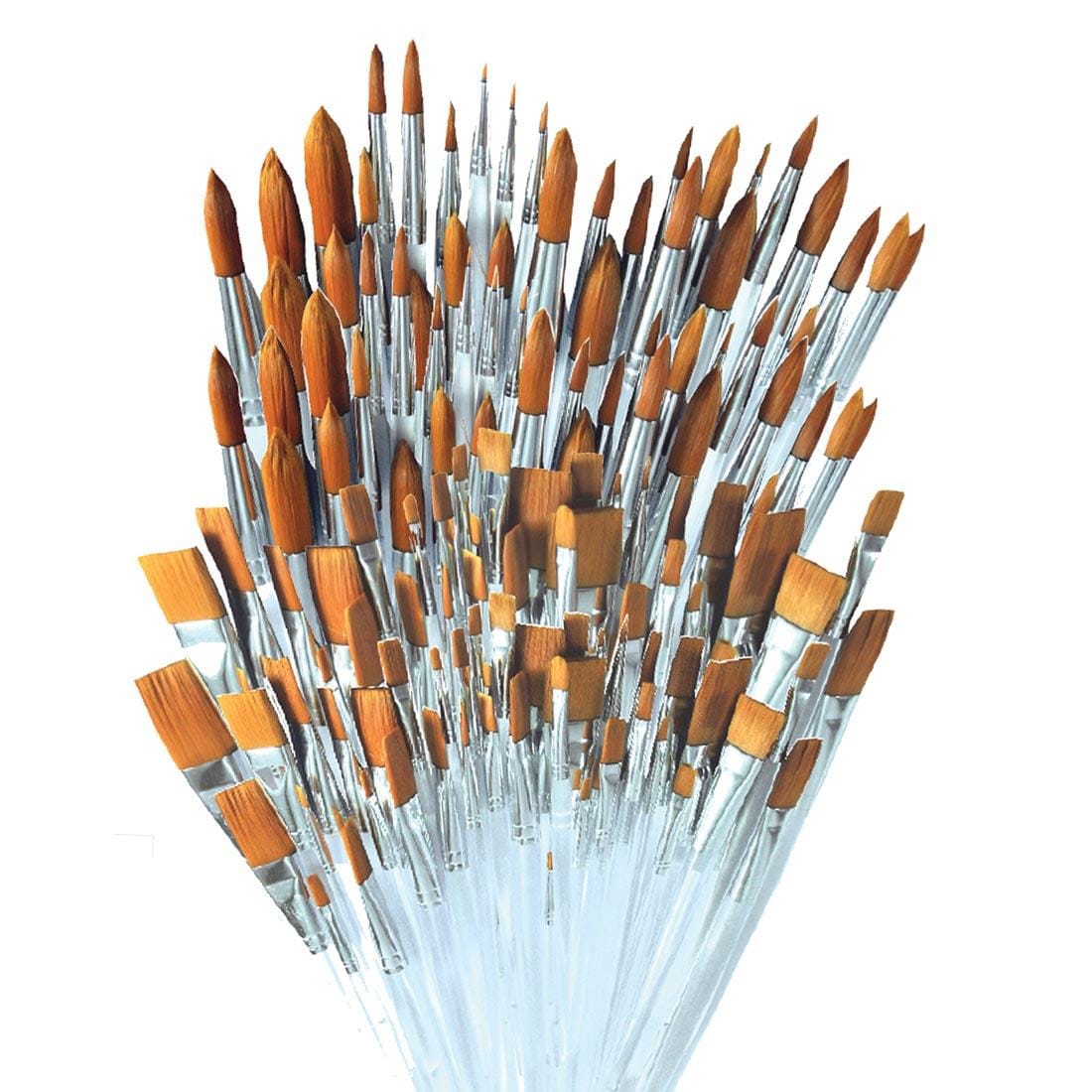 Royal & Langnickel Clear Choice Gold Taklon 120-Brush Set