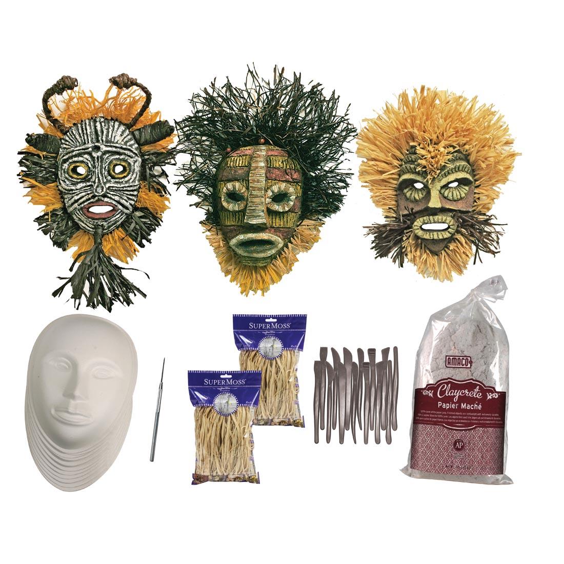 Dimensional Paper Masks