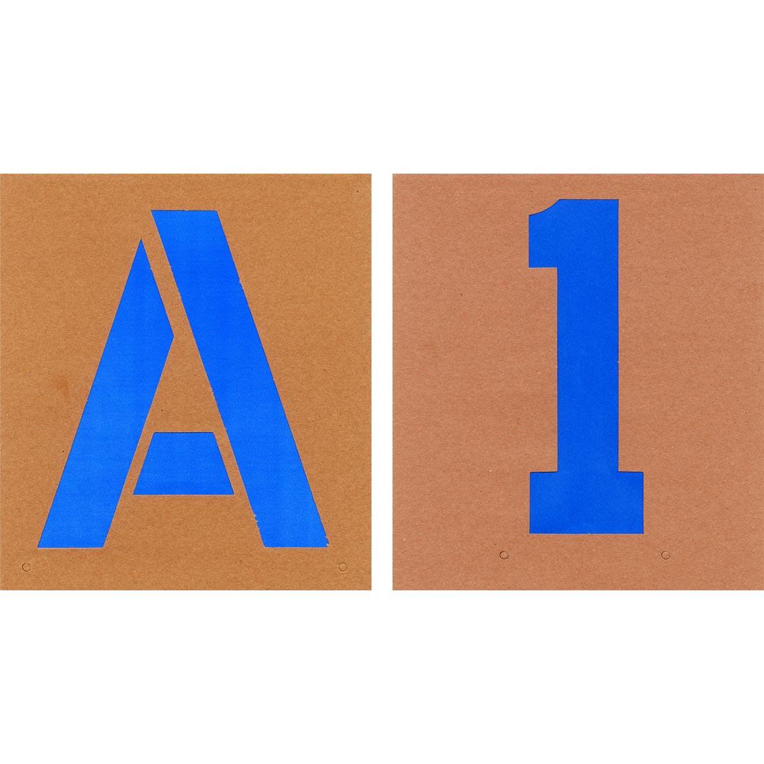 Headline Sign Letter and Number Stencils 6"