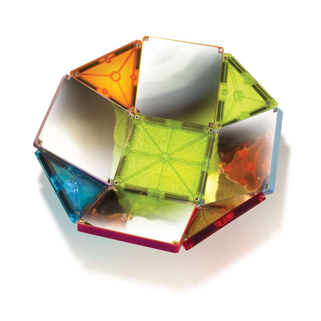 Structure made with the Magna-Tiles Stardust 15-Count Set