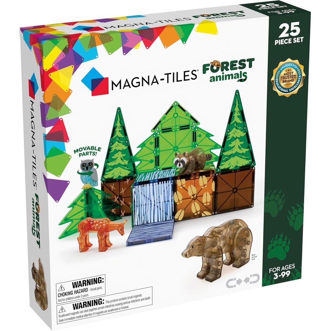Magna-Tiles Forest Animals 25-Piece Set