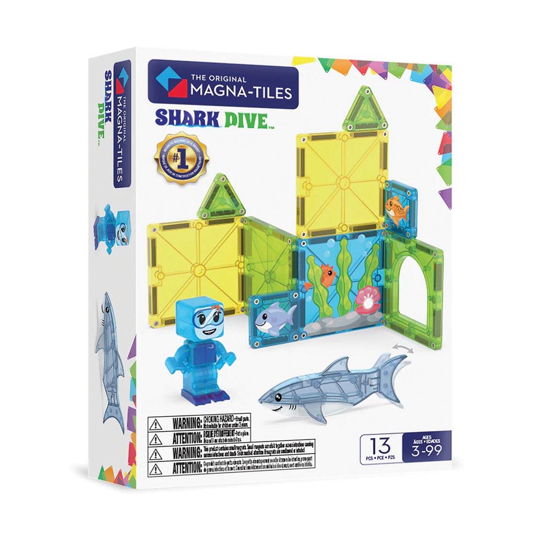 Magna-Tiles Shark Dive 13-Piece Set