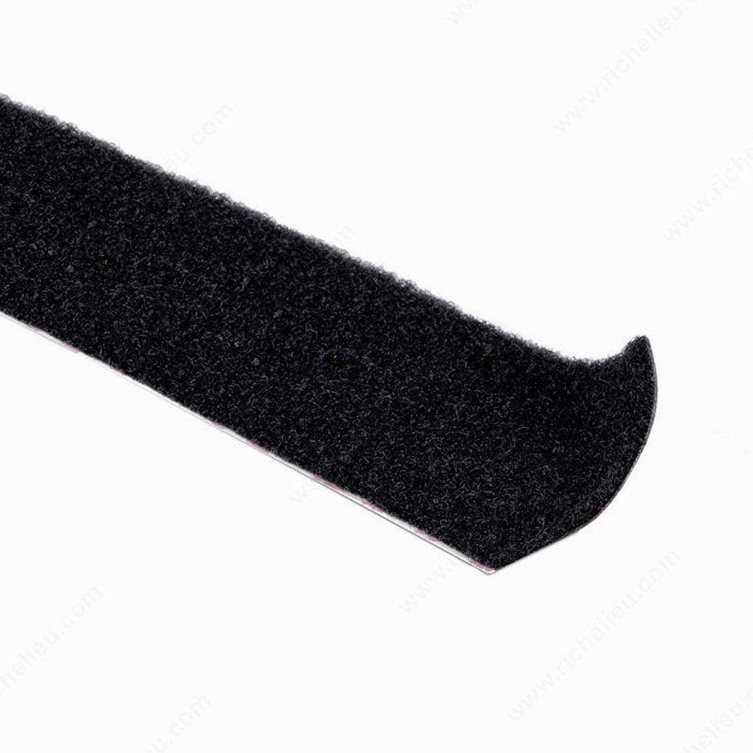 Hard/Hook Side Only - Velcro by the yard - Black