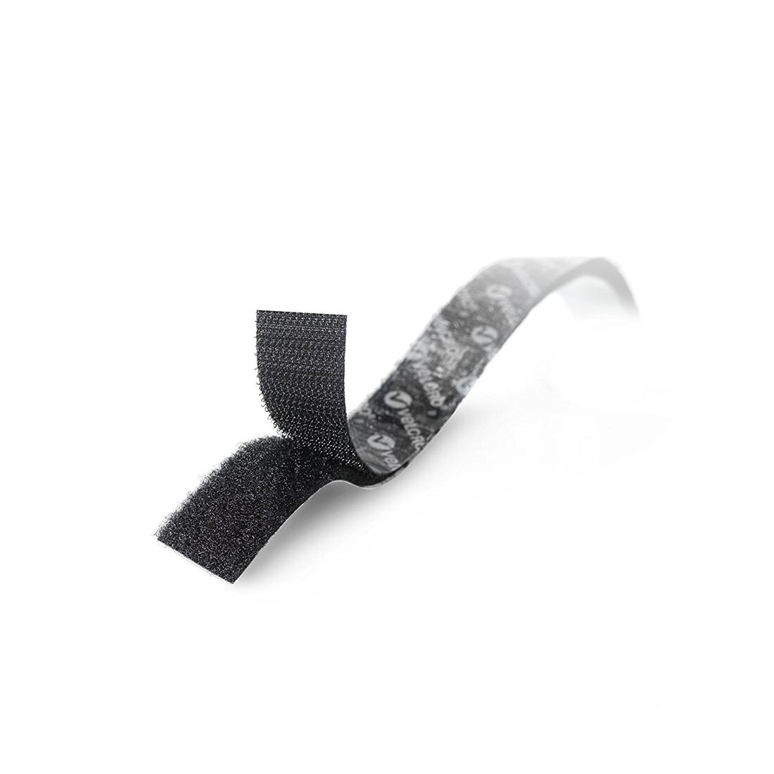 VELCRO Brand Strips Black Hook Only