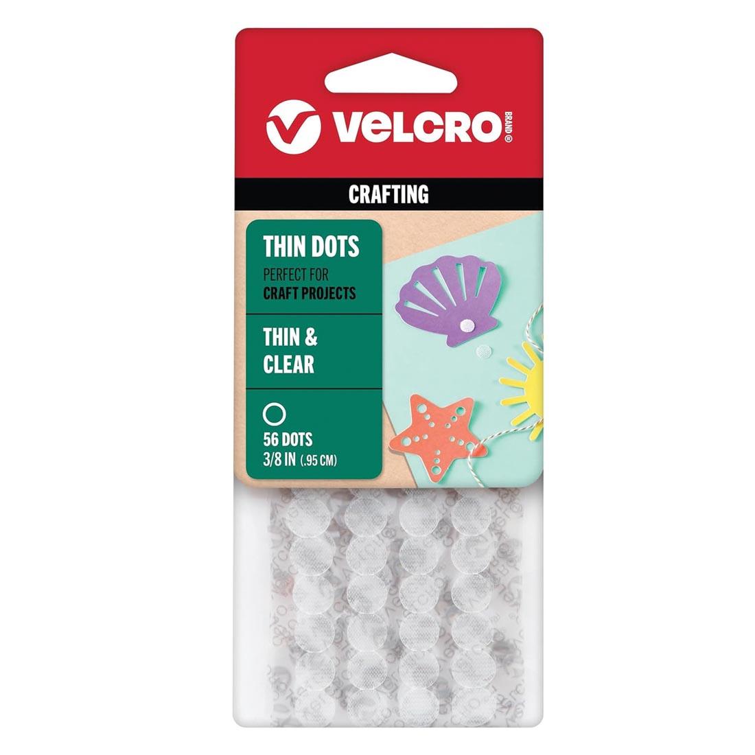 Package of VELCRO Brand Mini Crafting Thin Dots