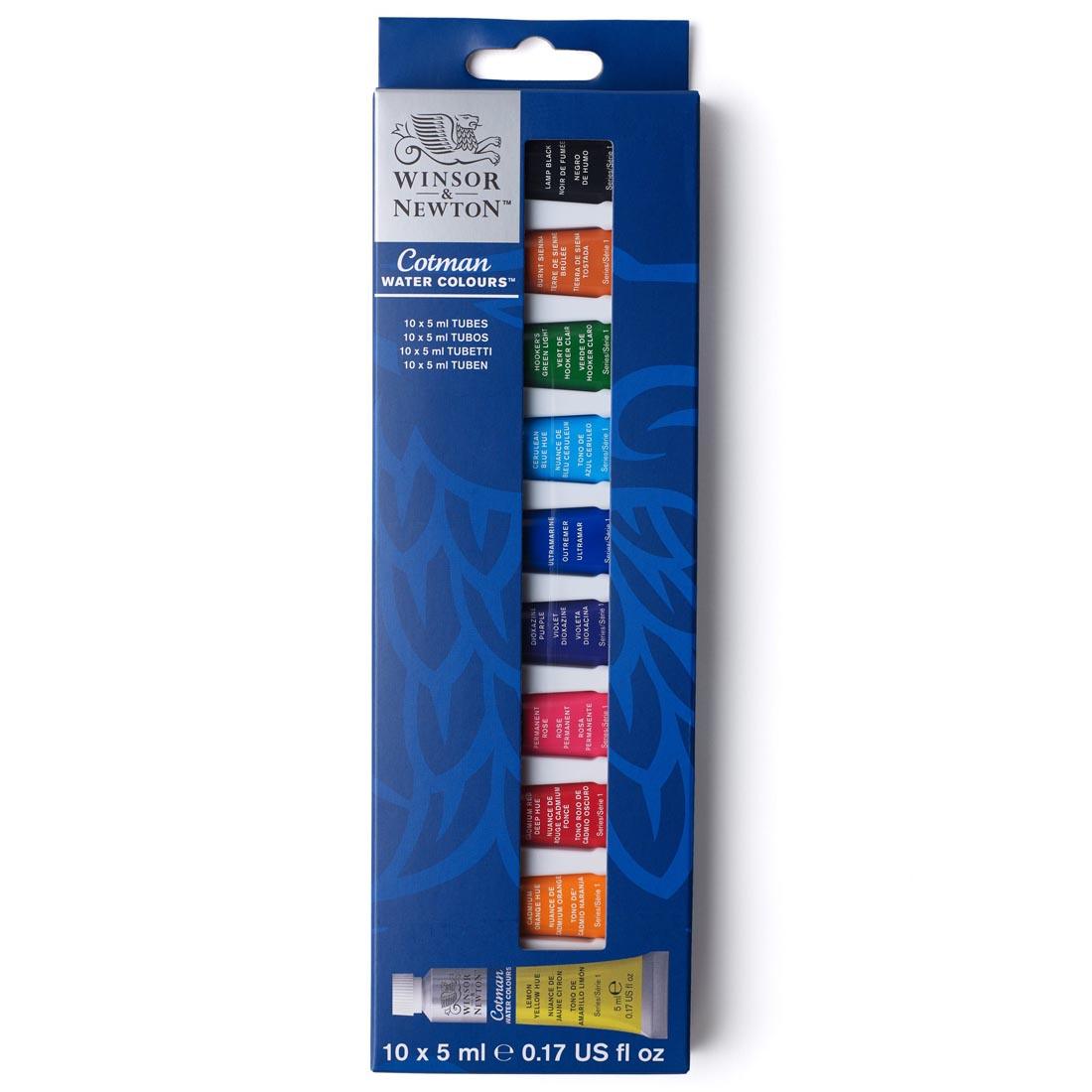 Winsor & Newton Cotman Water Colour 10-Tube Set