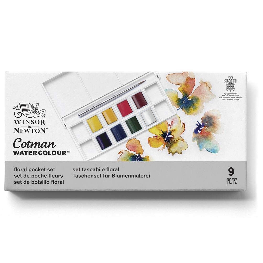 Winsor & Newton Cotman Water Colour Floral Pocket Set