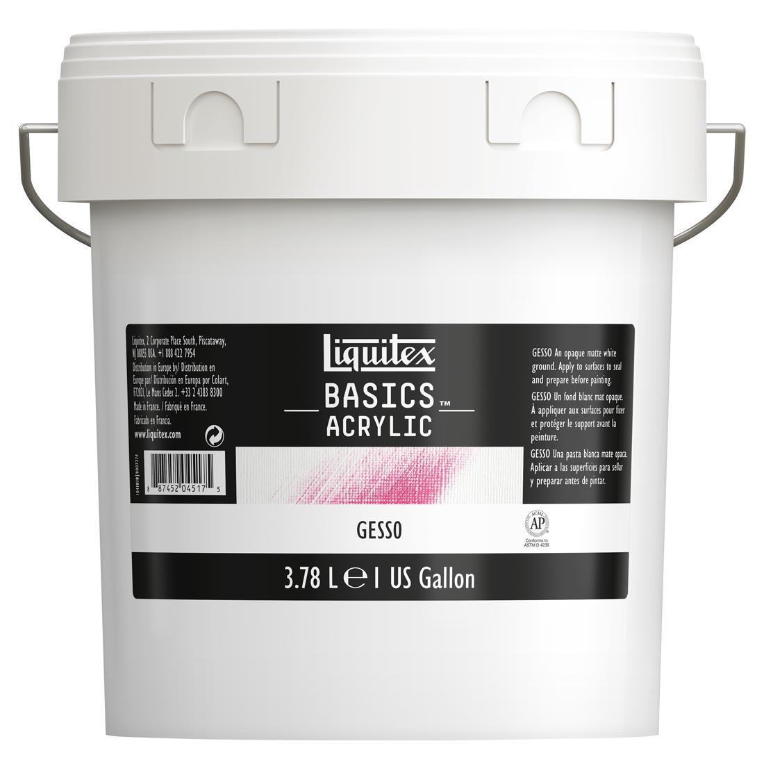 Liquitex Basics Gesso Gallon, white