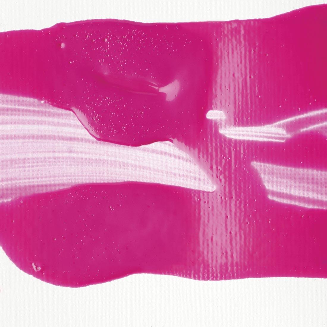 sample of paint mixed with Liquitex Basics Gloss Fluid Medium