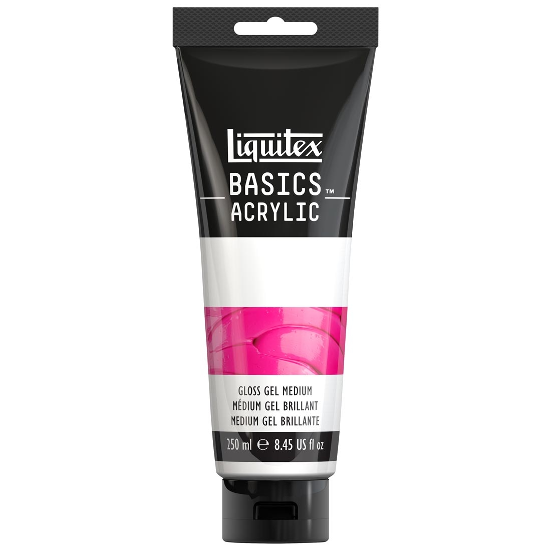 tube of Liquitex Basics Acrylic Gloss Gel Medium