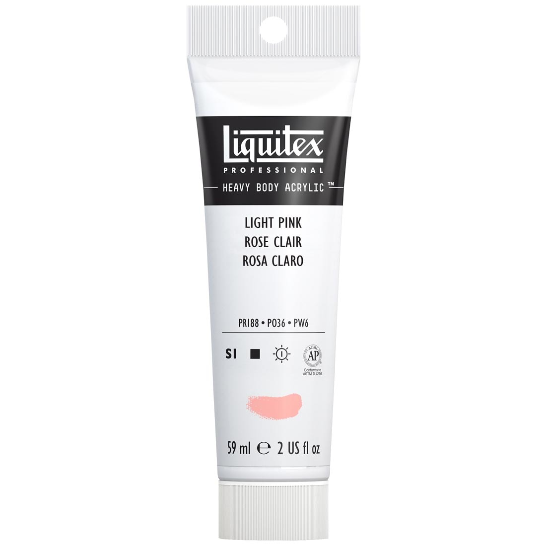 Tube of Light Pink Liquitex Professional Heavy Body Acrylic